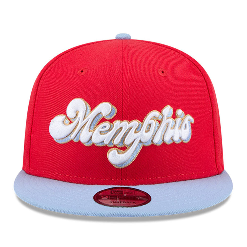 New Era Memphis Grizzlies NBA 2024 NBA City Series Pastel Blue 9FIFTY Snapback Cap