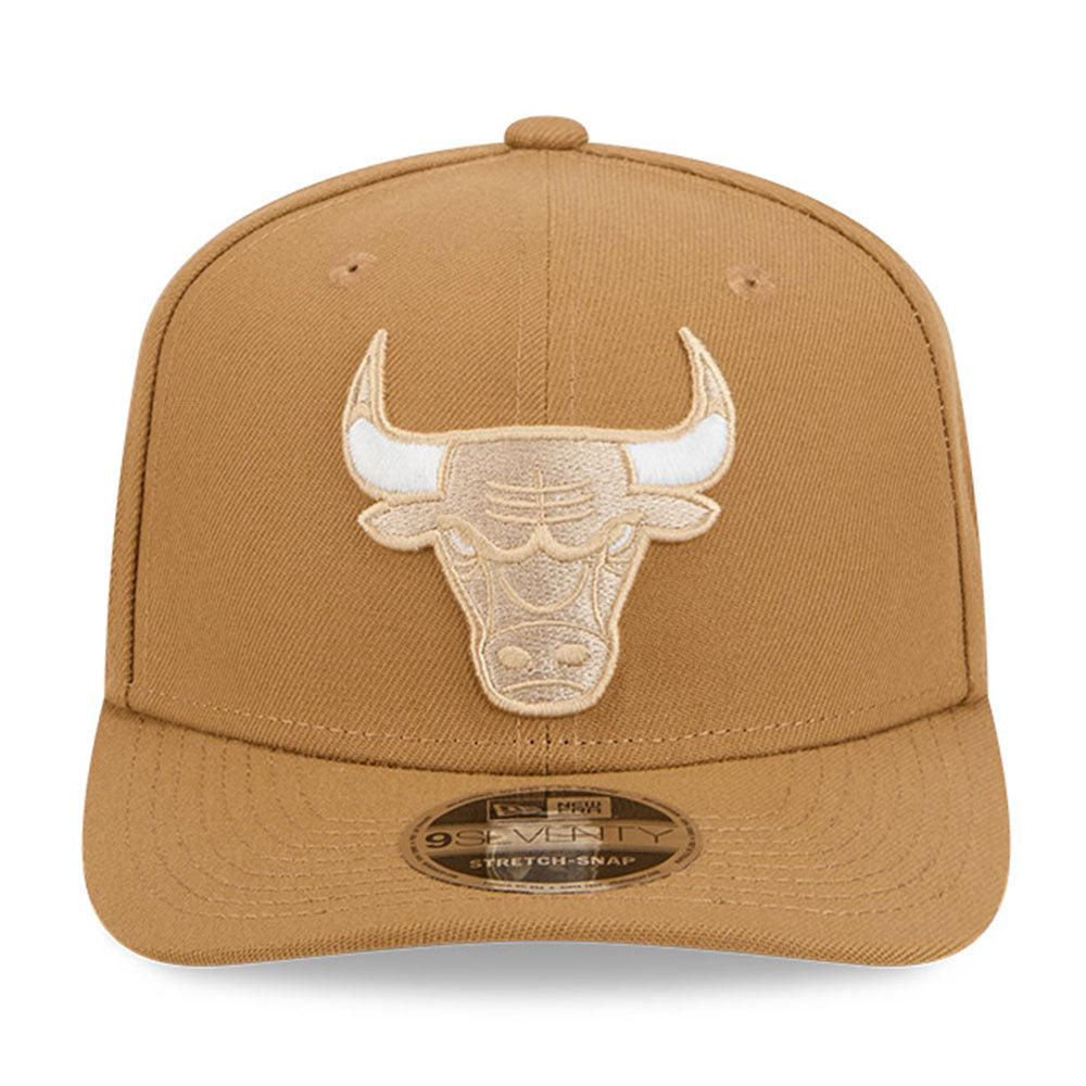 New Era Chicago Bulls NBA 2024 NBA City Series Khaki 9SEVENTY Stretch Snapback Cap