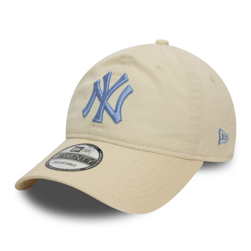New Era New York Yankees Neutral Washed Light Cream 9TWENTY Adjustable Cap