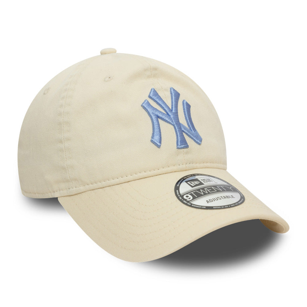 New Era New York Yankees Neutral Washed Light Cream 9TWENTY Adjustable Cap