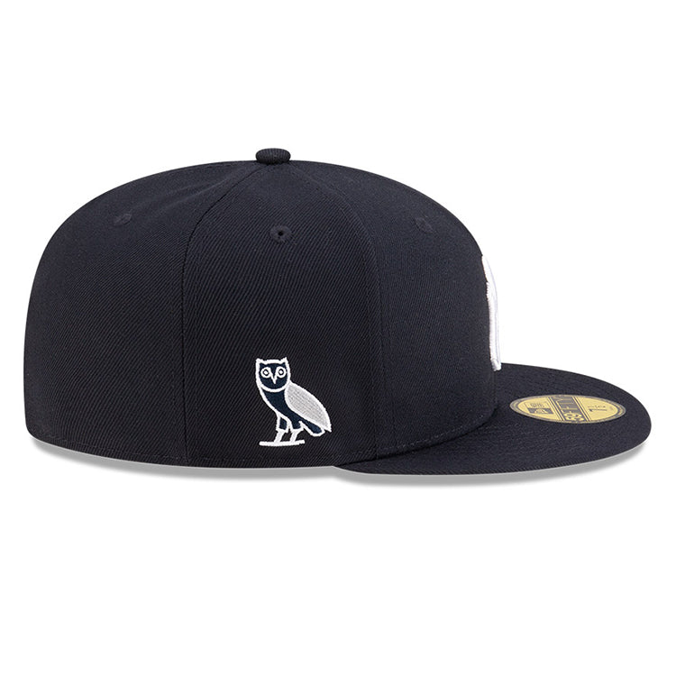 New Era OVO x MLB 2024 New York Yankees Navy 59FIFTY Fitted Cap (ONLINE EXCLUSIVE)