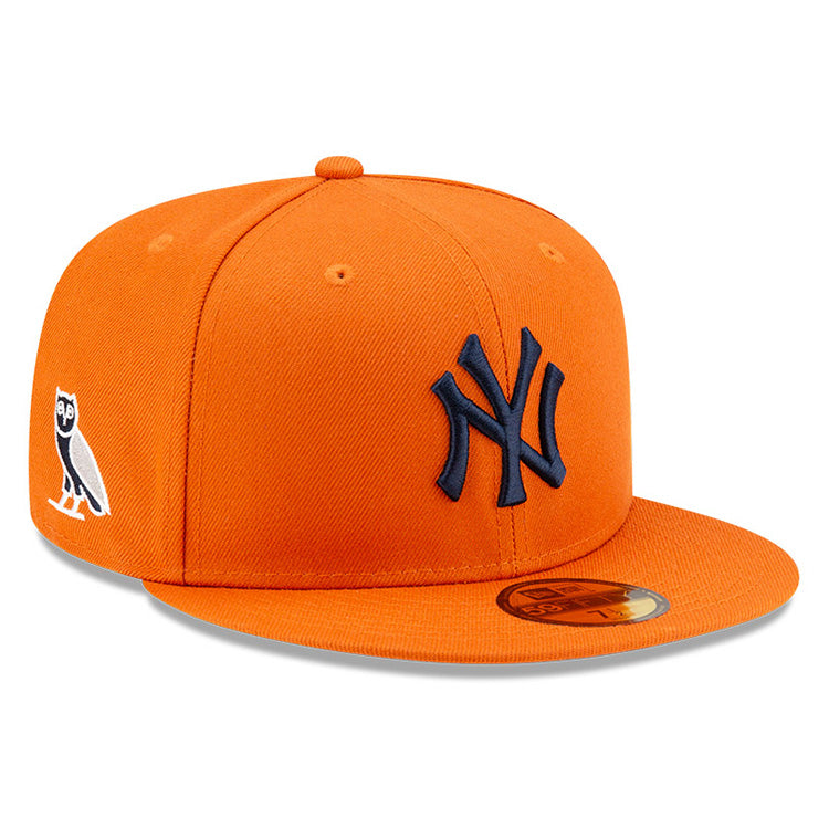 New Era OVO x MLB 2024 New York Yankees Fire Orange 59FIFTY Fitted Cap (ONLINE EXCLUSIVE)