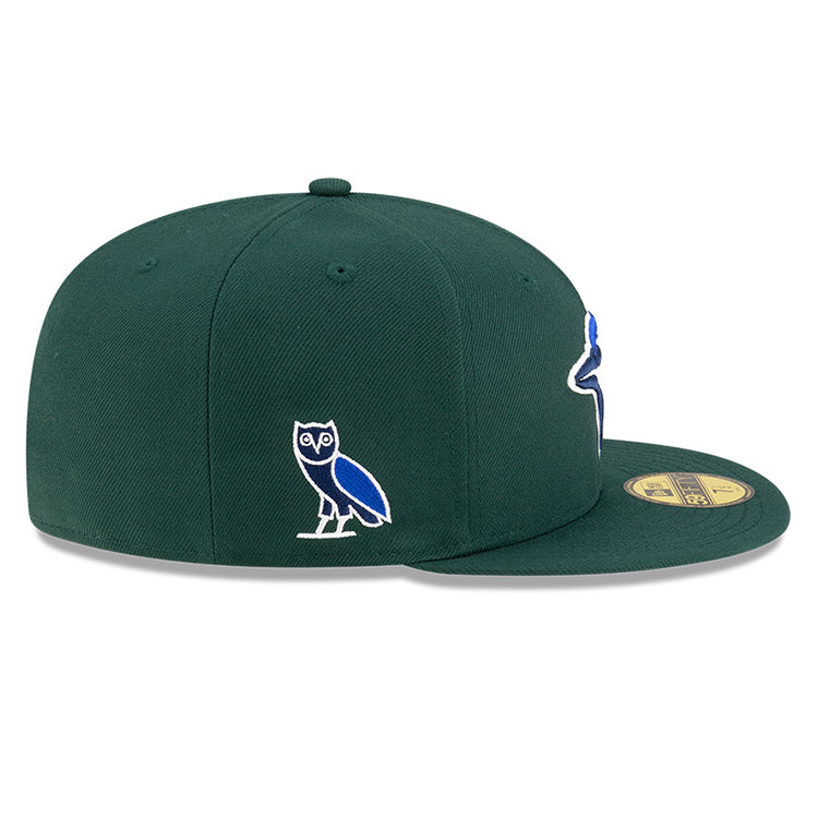 New Era OVO x MLB 2024 Toronto Blue Jays Dark Green 59FIFTY Fitted Cap (ONLINE EXCLUSIVE)