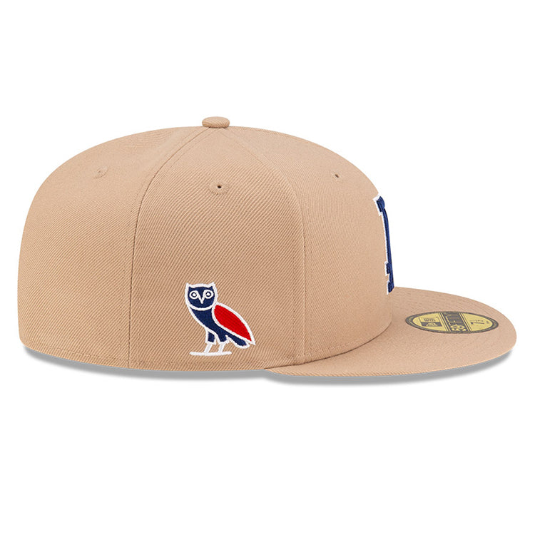 New Era OVO x MLB 2024 Los Angeles Dodgers Camel 59FIFTY Fitted Cap (ONLINE EXCLUSIVE)