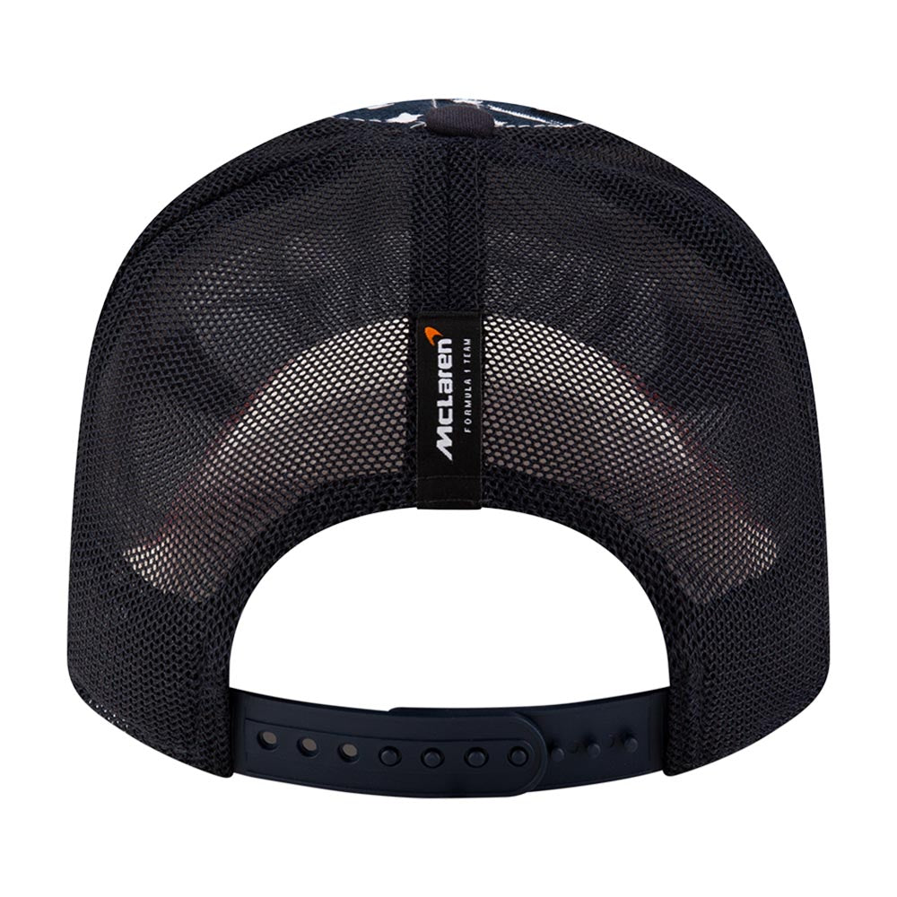 Mclaren F1 Racing Team Austin Race Special Multi 9FIFTY Trucker Stretch Snapback Cap