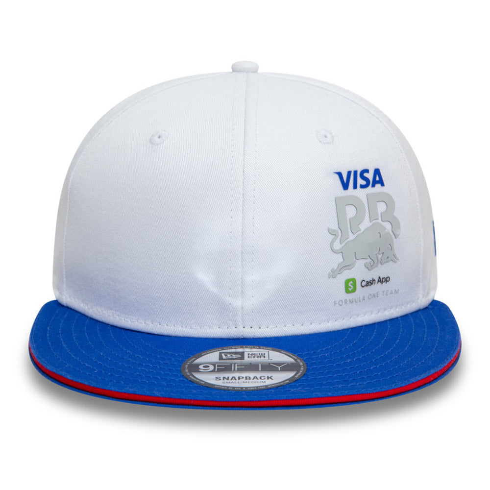 Visa Cash App Racing Bulls Flawless White Blue 9FIFTY Snapback Cap