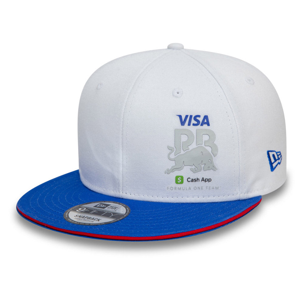 Visa Cash App Racing Bulls Flawless White Blue 9FIFTY Snapback Cap