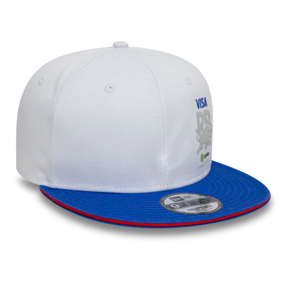 Visa Cash App Racing Bulls Flawless White Blue 9FIFTY Snapback Cap