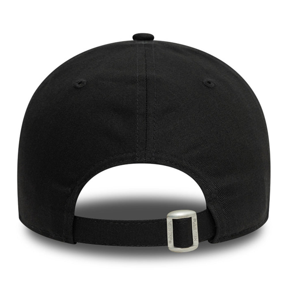 New Era Los Angeles Dodgers Team Outline Black Evergreen 9FORTY Adjustable Cap