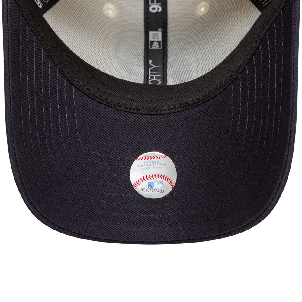 New Era New York Yankees Color Block Light Cream 9FORTY Adjustable Cap