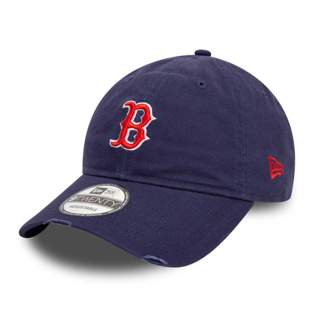 New Era Boston Red Sox Distressed Navy 9TWENTY Adjustable Cap