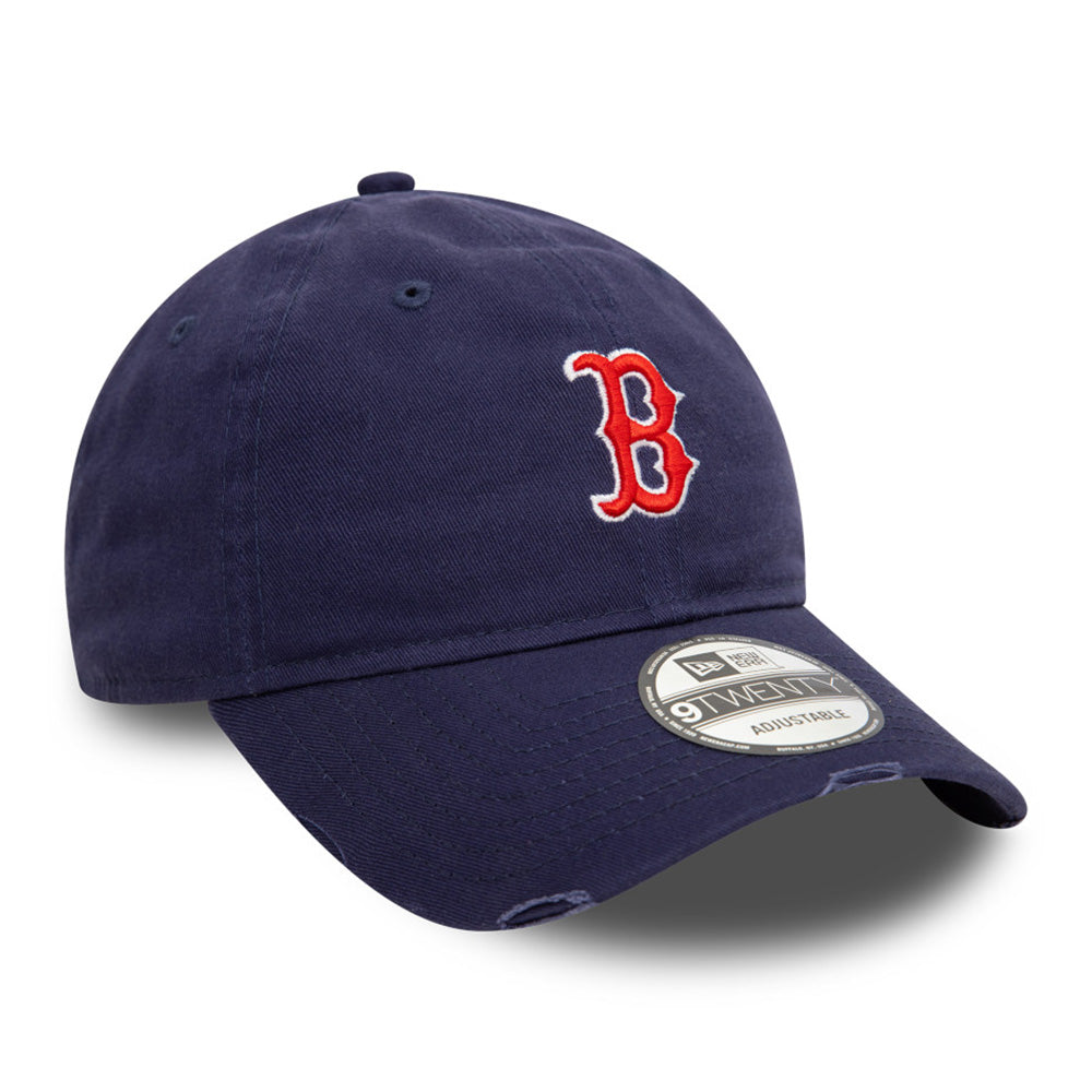 New Era Boston Red Sox Distressed Navy 9TWENTY Adjustable Cap