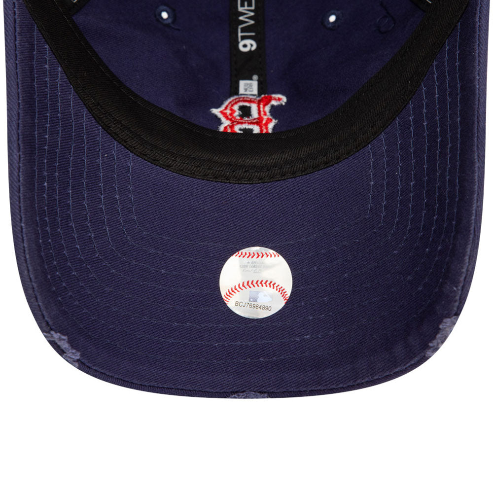 New Era Boston Red Sox Distressed Navy 9TWENTY Adjustable Cap