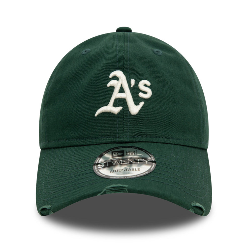 New Era Oakland Athletics Distressed Dark Green 9TWENTY Adjustable Cap