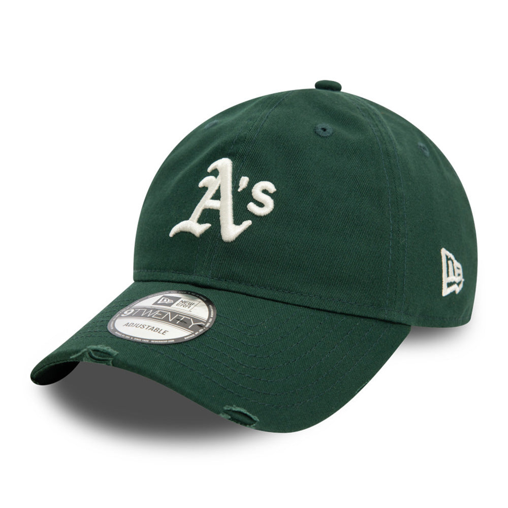 New Era Oakland Athletics Distressed Dark Green 9TWENTY Adjustable Cap