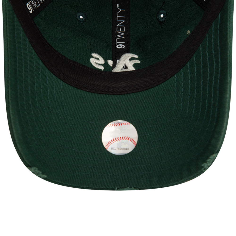 New Era Oakland Athletics Distressed Dark Green 9TWENTY Adjustable Cap