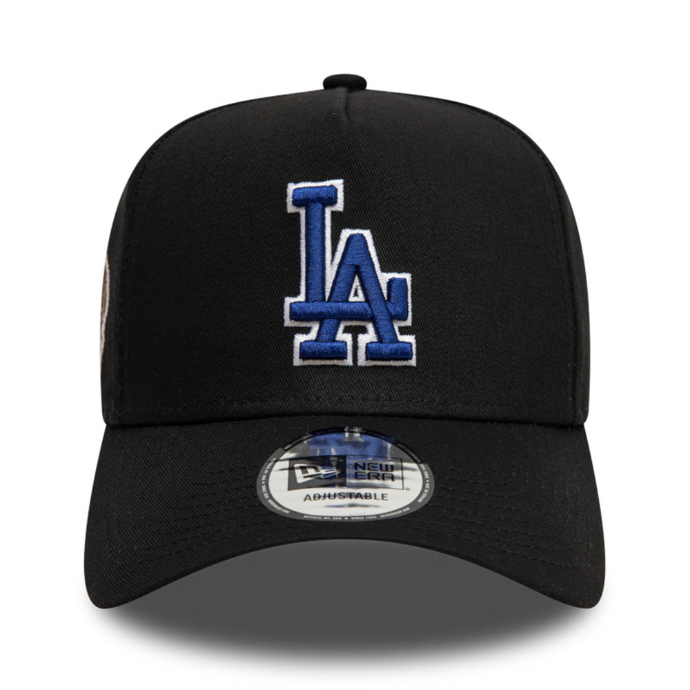 New Era Los Angeles Dodgers World Series Black 9FORTY E-Frame Snapback Cap