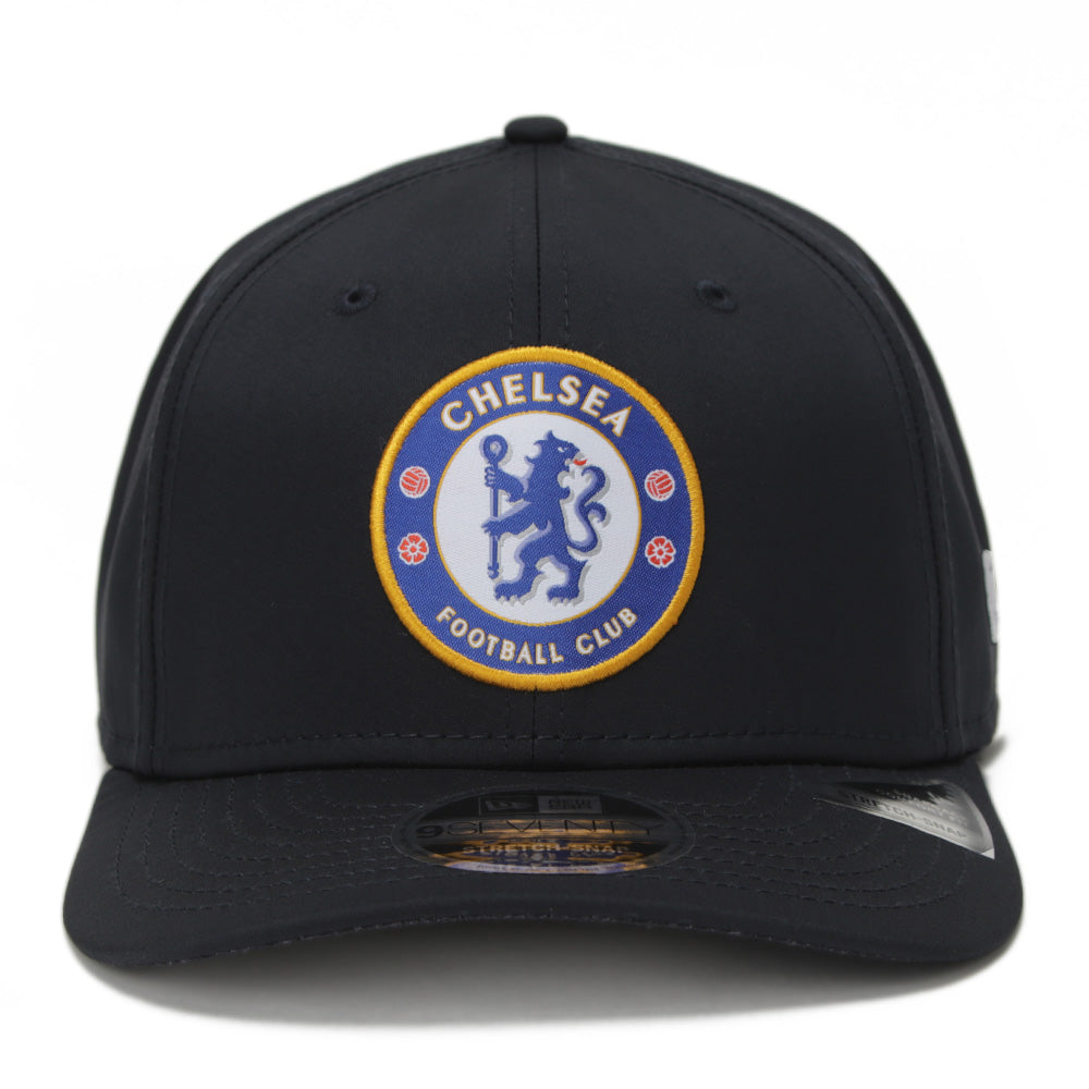 New Era Chelsea FC Lion Crest Seasonal Navy 9SEVENTY Stretch Snapback Cap