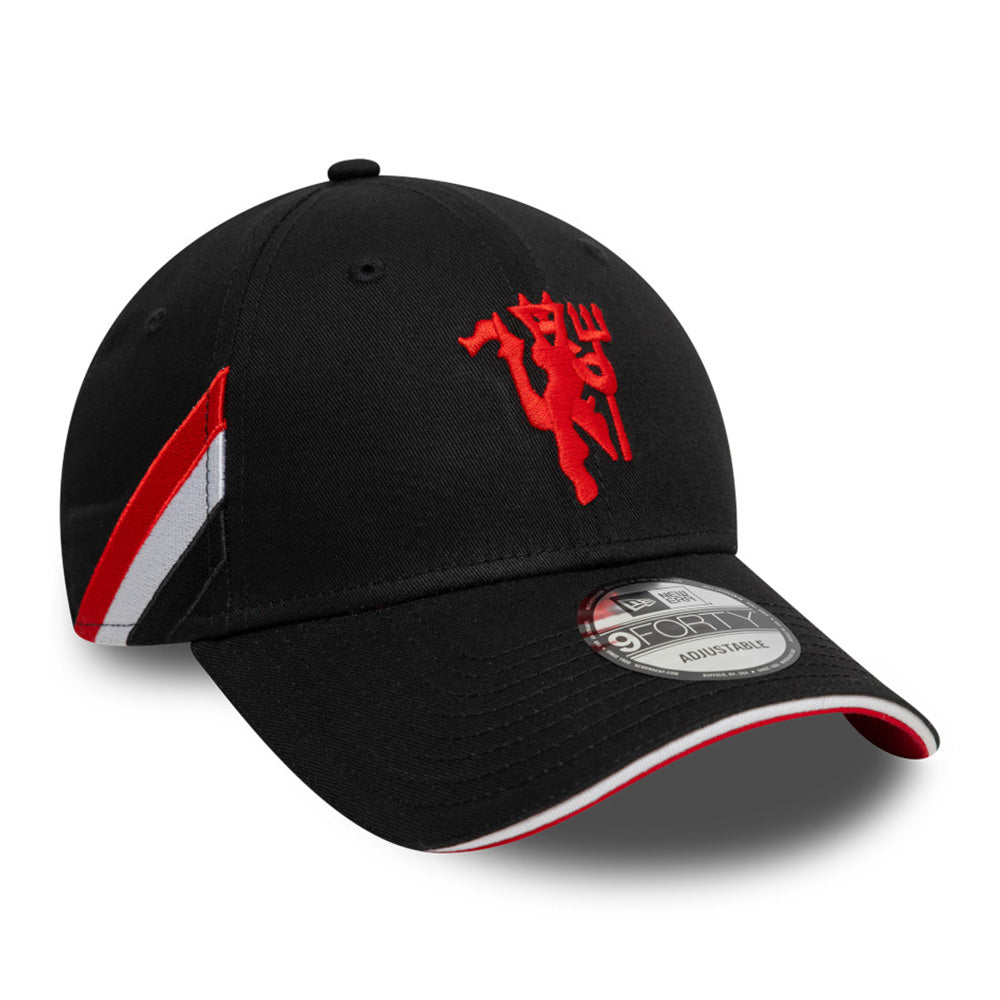New Era Manchester United FC Flag Black 9FORTY Adjustable Cap
