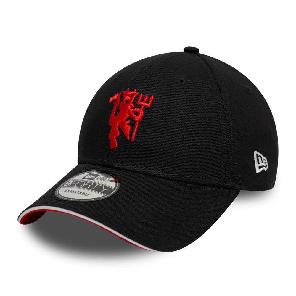 New Era Manchester United FC Flag Black 9FORTY Adjustable Cap