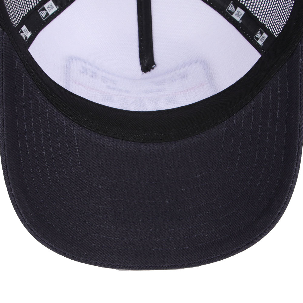 New Era Ryders Cup Europe 2025 Woven Patch Optic White Navy 9FORTY E-Frame Trucker Cap