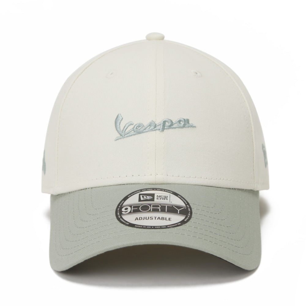 New Era Vespa Piaggio Chrome White 9FORTY Adjustable Cap