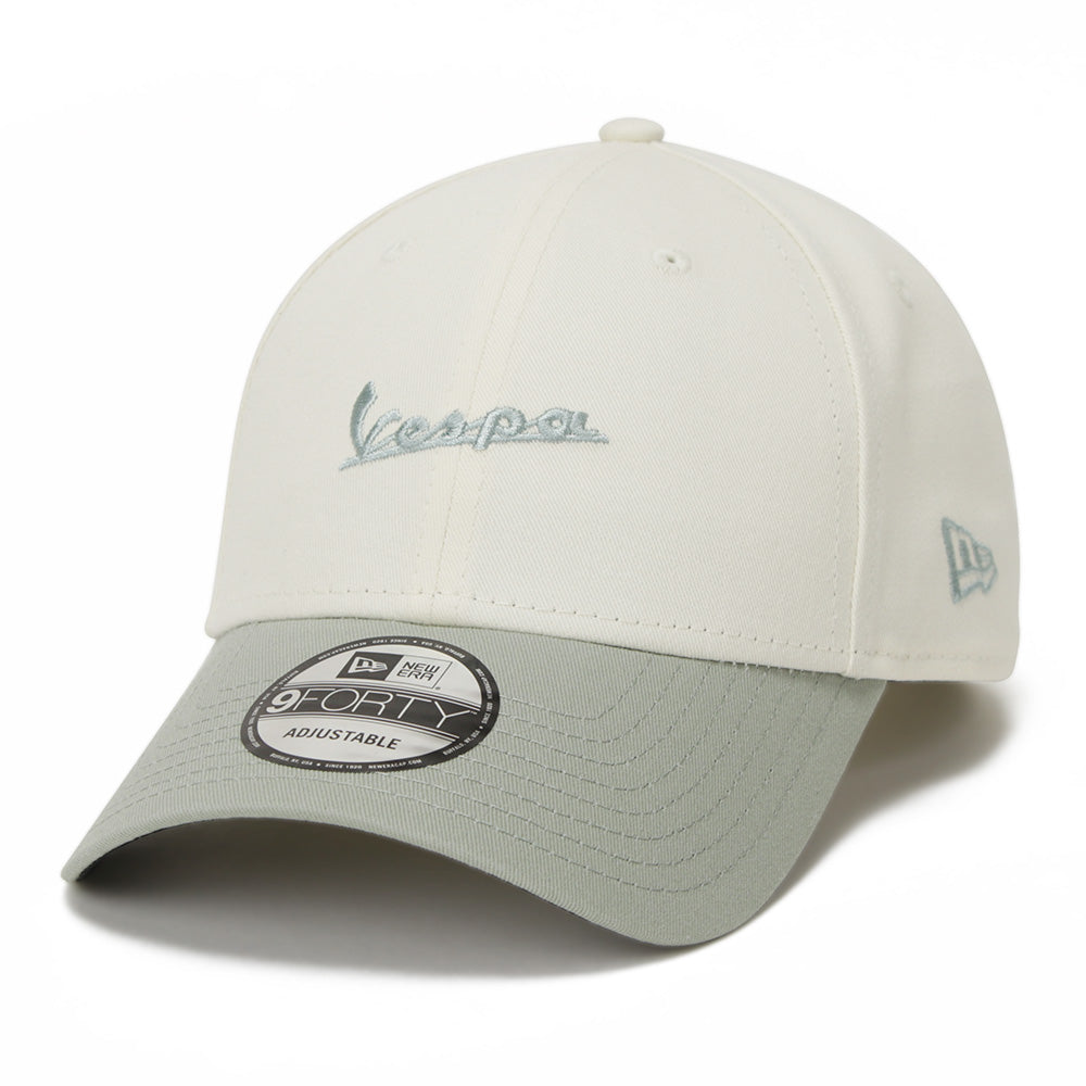 New Era Vespa Piaggio Chrome White 9FORTY Adjustable Cap