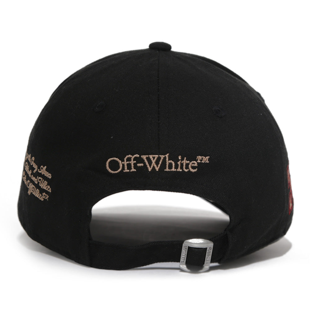 New Era Off-White x AC Milan Black 9FORTY Adjustable Cap (LIMITED ONLINE EXCLUSIVE)