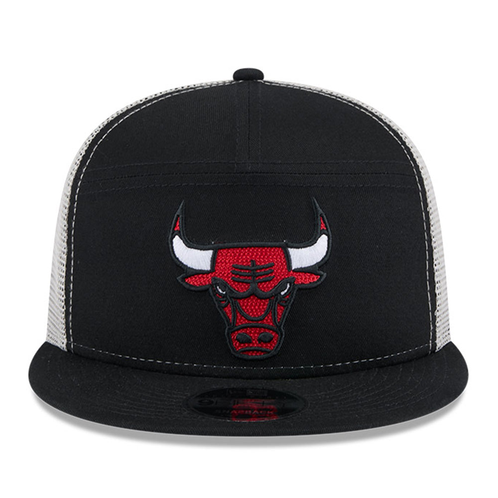 New Era Chicago Bulls NBA 2025 All Star Games Black 9FIFTY Split Panel Snapback Cap