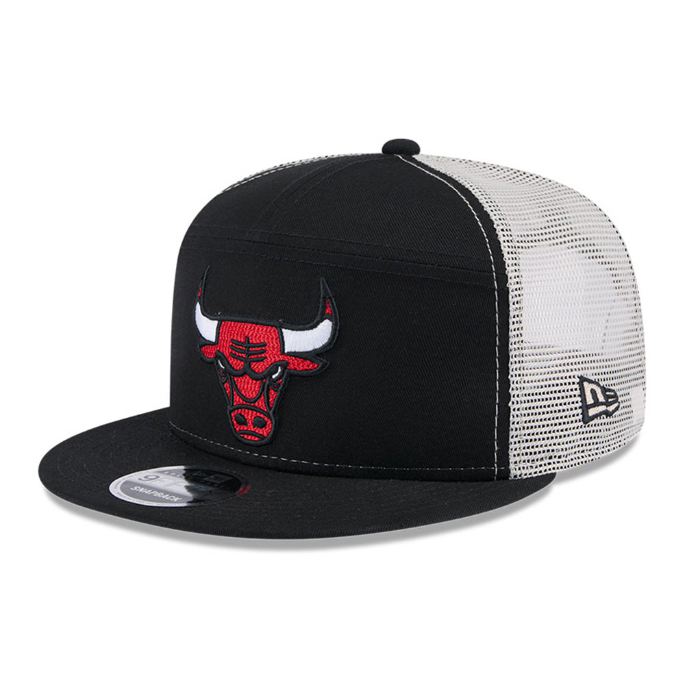 New Era Chicago Bulls NBA 2025 All Star Games Black 9FIFTY Split Panel Snapback Cap