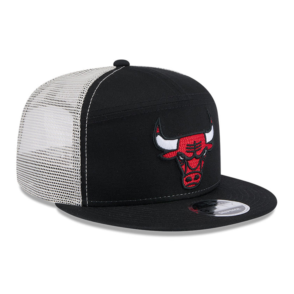 New Era Chicago Bulls NBA 2025 All Star Games Black 9FIFTY Split Panel Snapback Cap