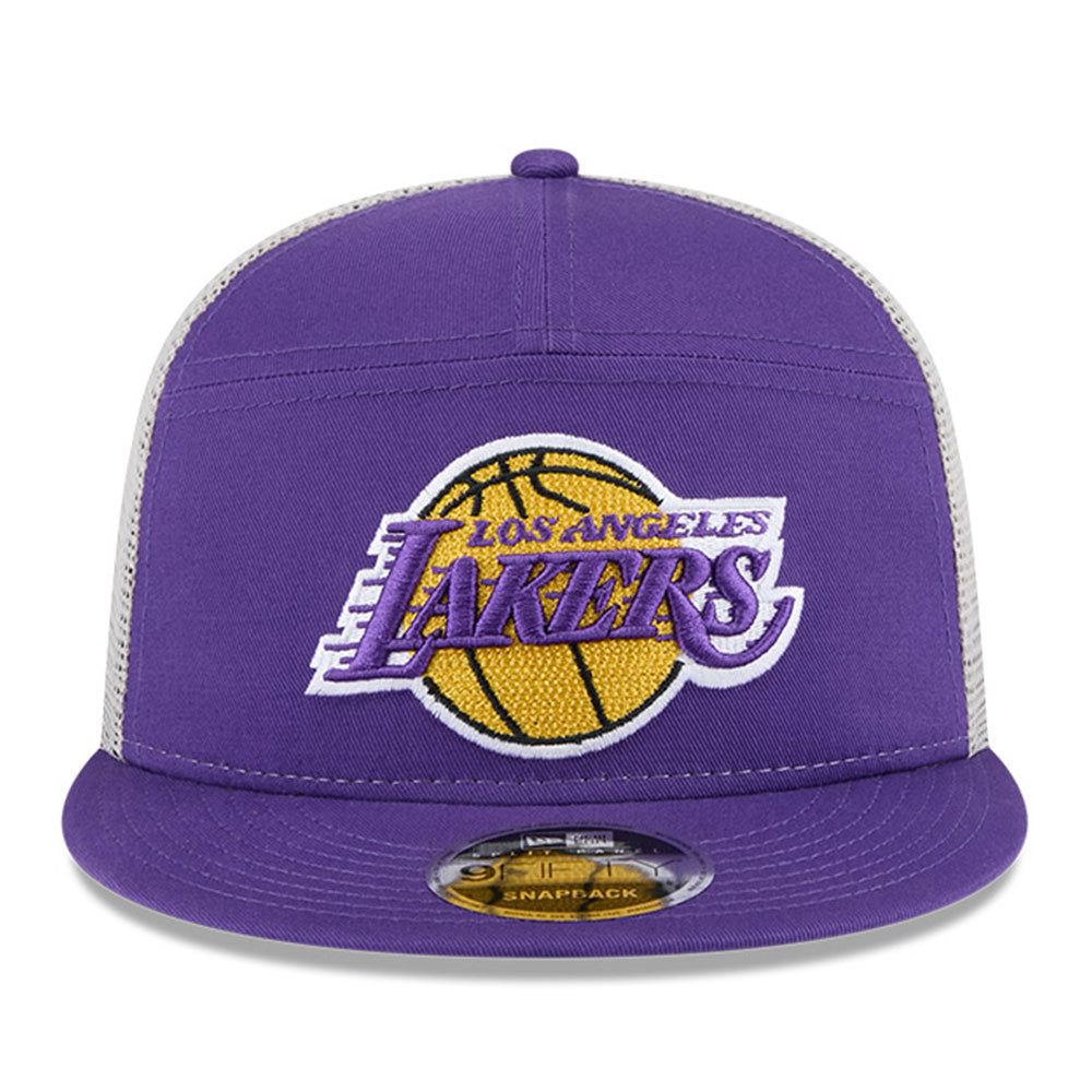 New Era Los Angeles Lakers NBA 2025 All Star Games Purple 9FIFTY Split Panel Snapback Cap