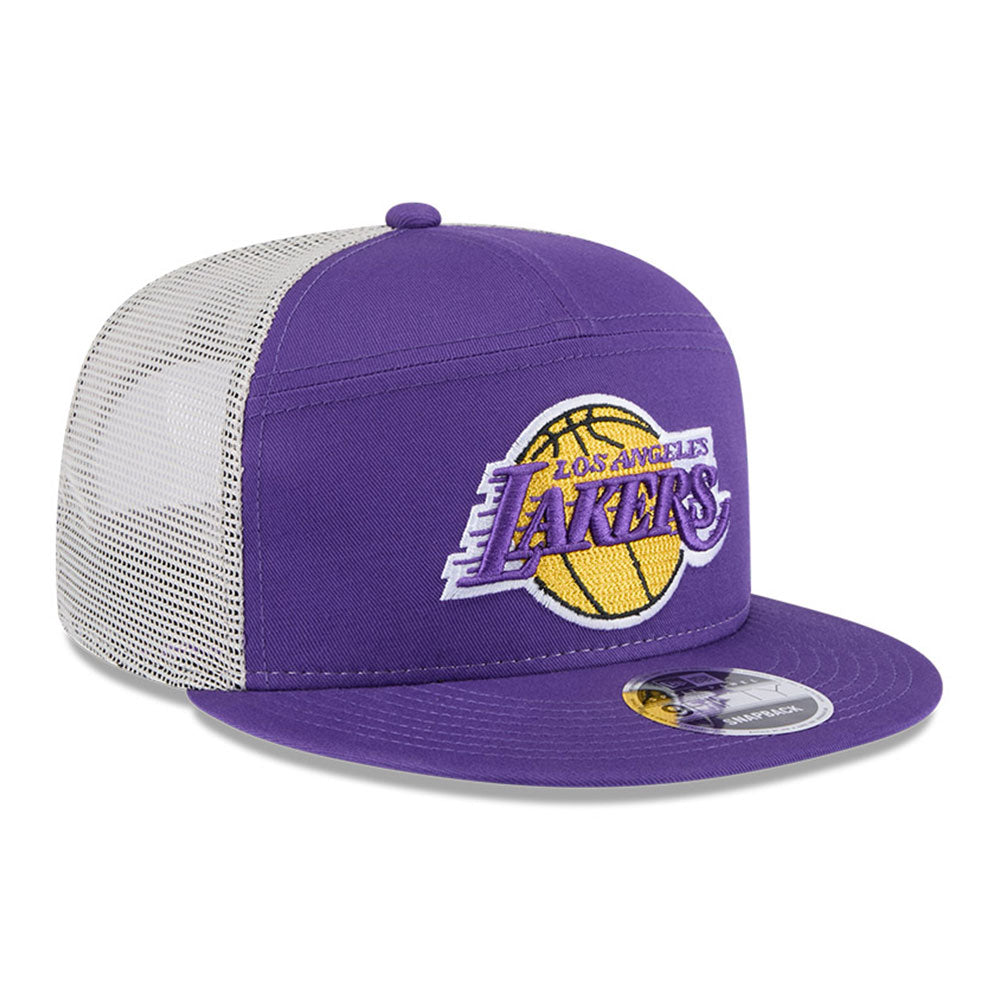 New Era Los Angeles Lakers NBA 2025 All Star Games Purple 9FIFTY Split Panel Snapback Cap