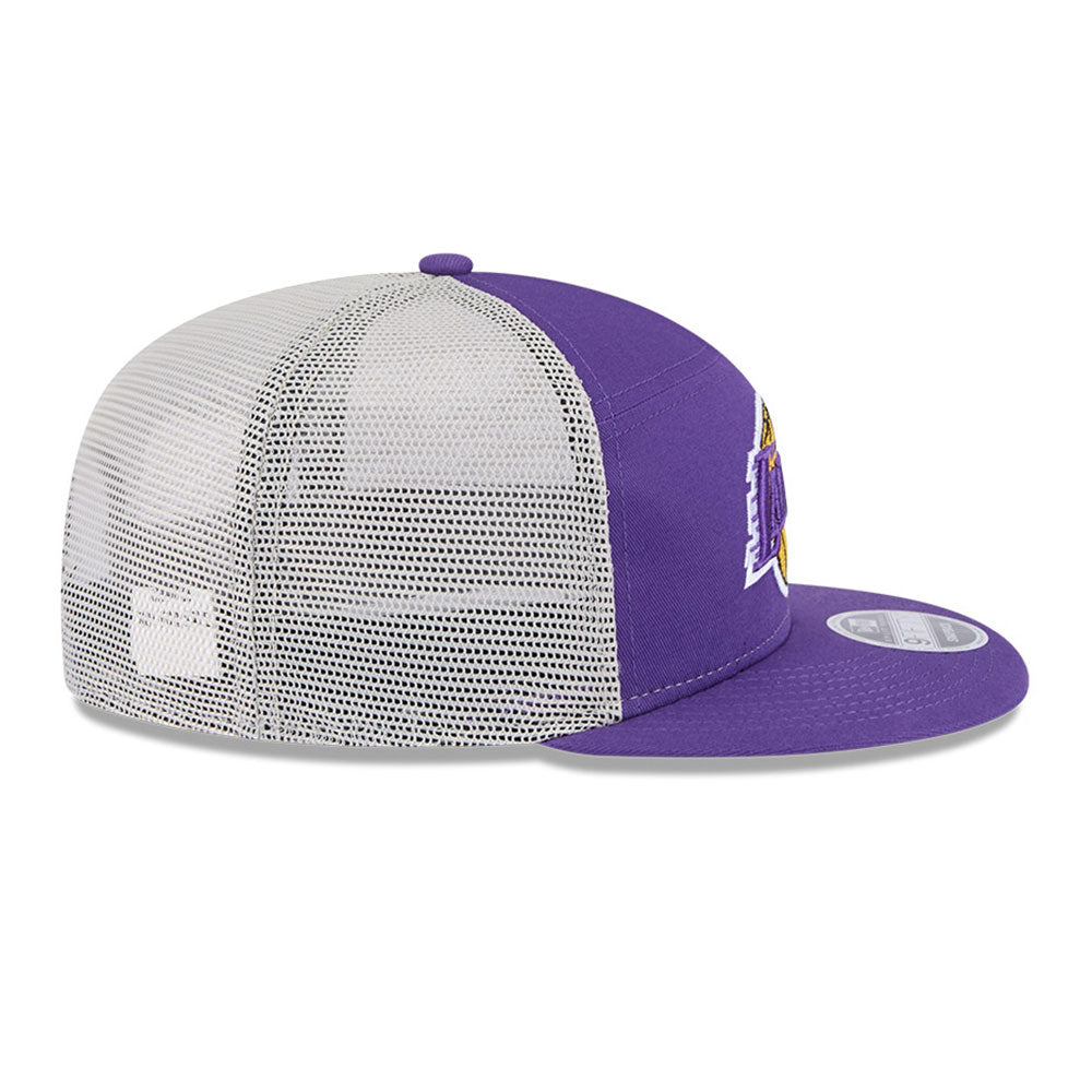 New Era Los Angeles Lakers NBA 2025 All Star Games Purple 9FIFTY Split Panel Snapback Cap