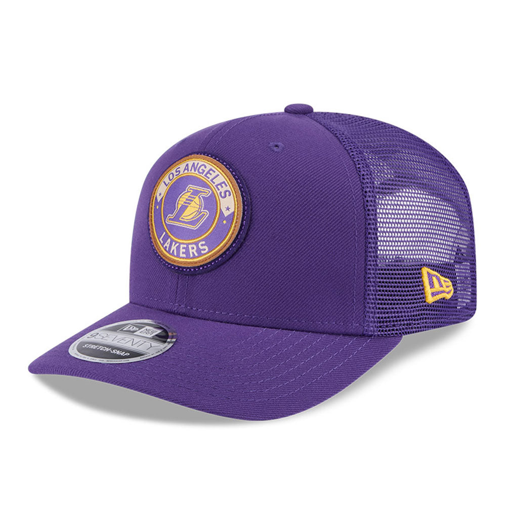 New Era Los Angeles Lakers NBA 2025 Al Star Games Purple 9SEVENTY Stretch Snapback Cap