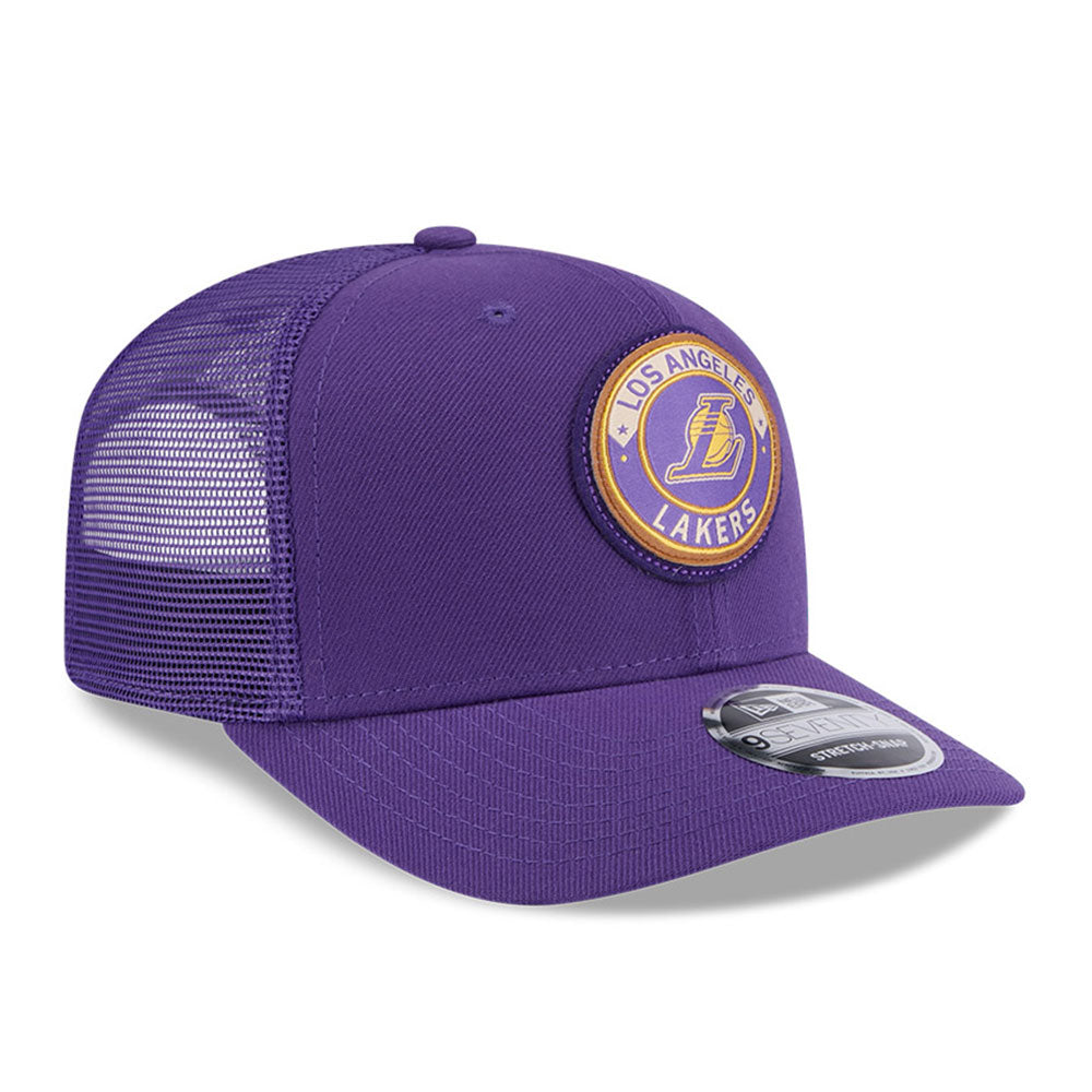 New Era Los Angeles Lakers NBA 2025 Al Star Games Purple 9SEVENTY Stretch Snapback Cap