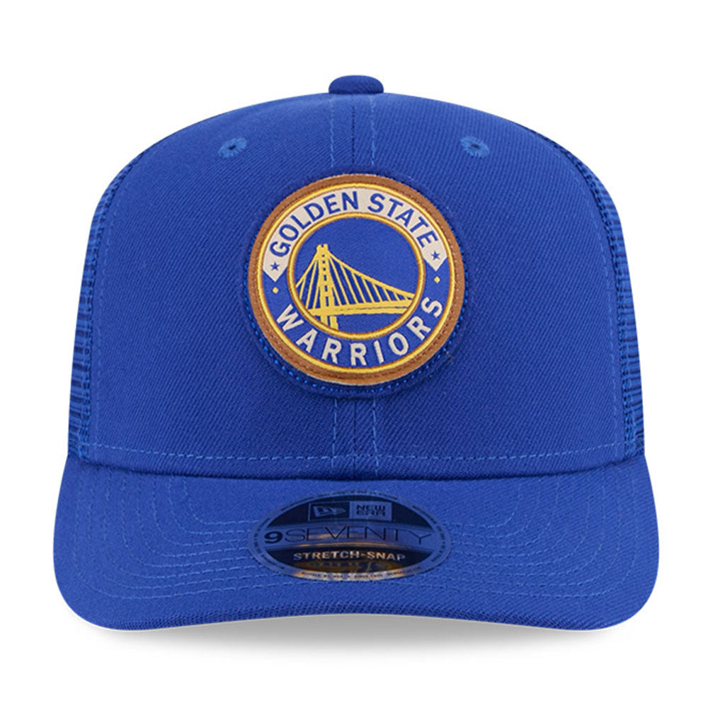 New Era Golden State Warriors NBA 2025 All Star Games Medium Blue 9SEVENTY Stretch Snapback Cap