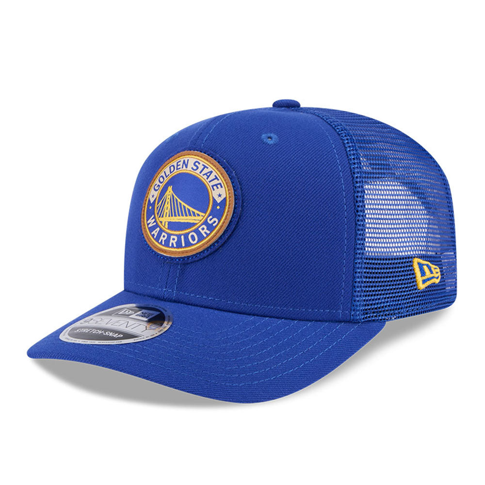 New Era Golden State Warriors NBA 2025 All Star Games Medium Blue 9SEVENTY Stretch Snapback Cap