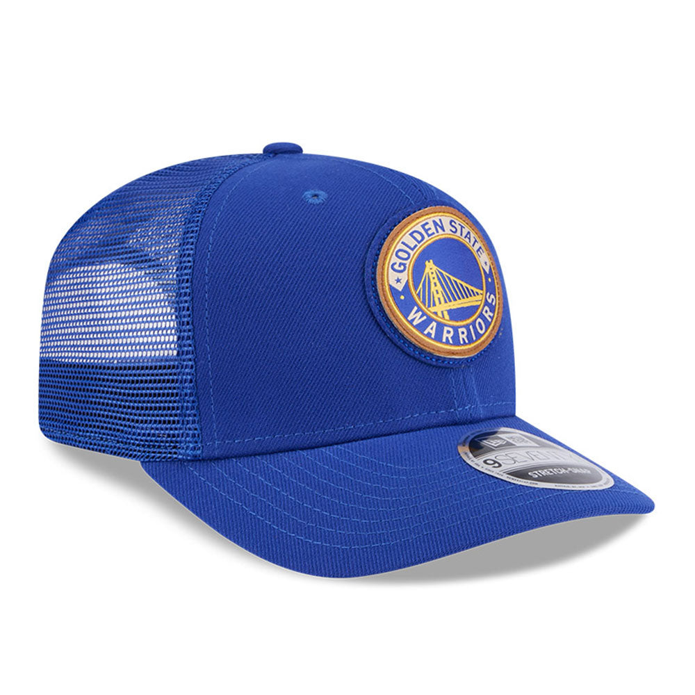 New Era Golden State Warriors NBA 2025 All Star Games Medium Blue 9SEVENTY Stretch Snapback Cap