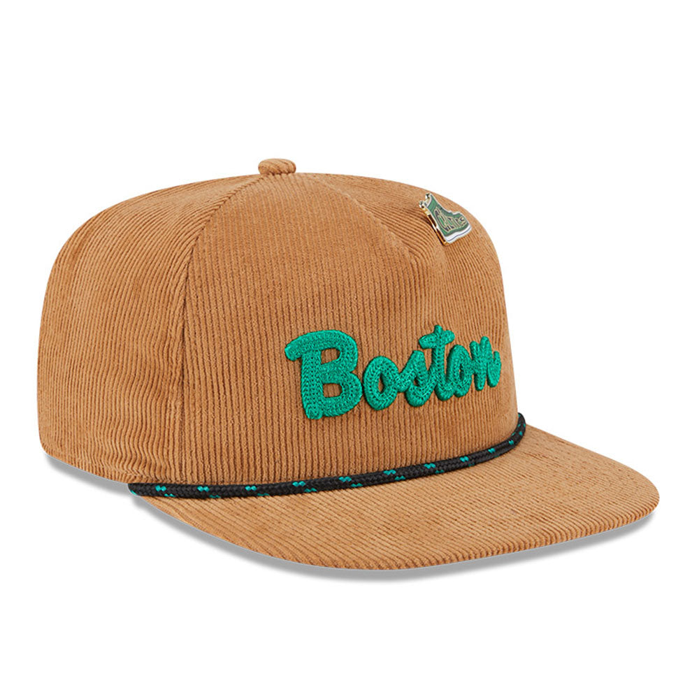 New Era Boston Celtics NBA 2025 All Star Games Brown Golfer Cap