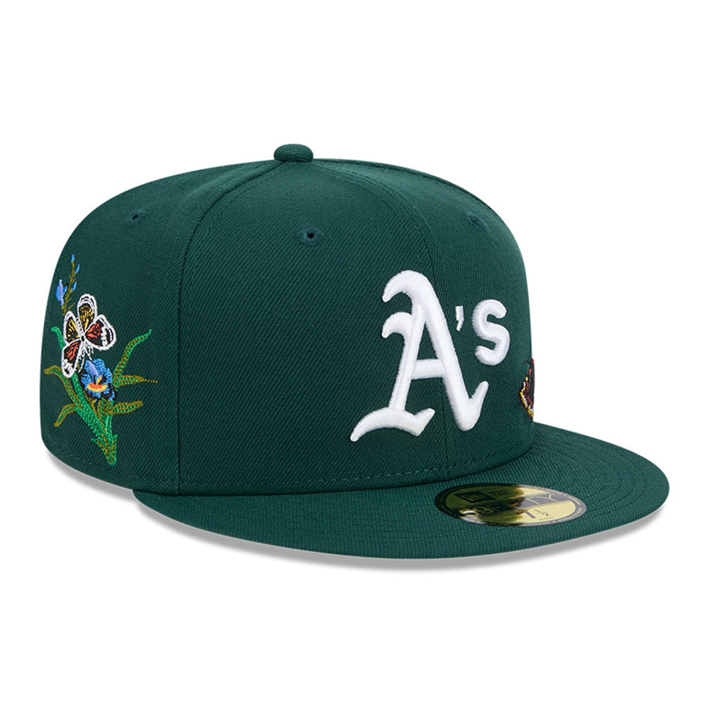 New Era x FELT Oakland Athletics MLB Dark Green 59FIFTY Fitted Cap