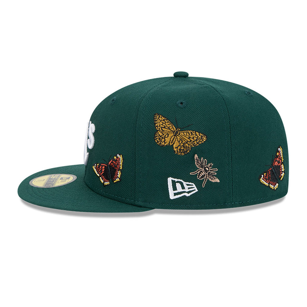 New Era x FELT Oakland Athletics MLB Dark Green 59FIFTY Fitted Cap