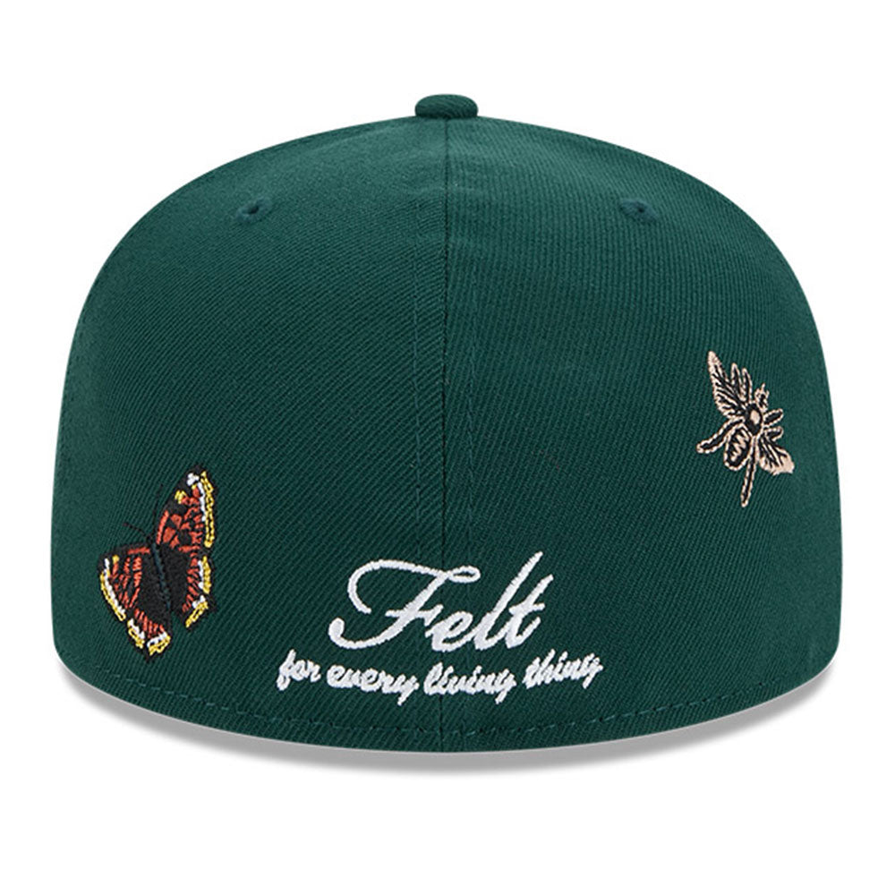 New Era x FELT Oakland Athletics MLB Dark Green 59FIFTY Fitted Cap