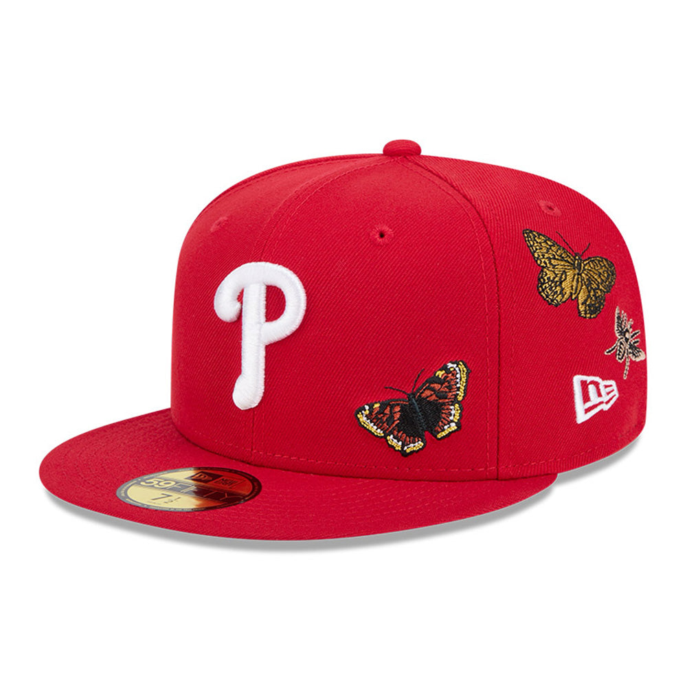 New Era x FELT Philadelphia Phillies MLB Red 59FIFTY Fitted Cap