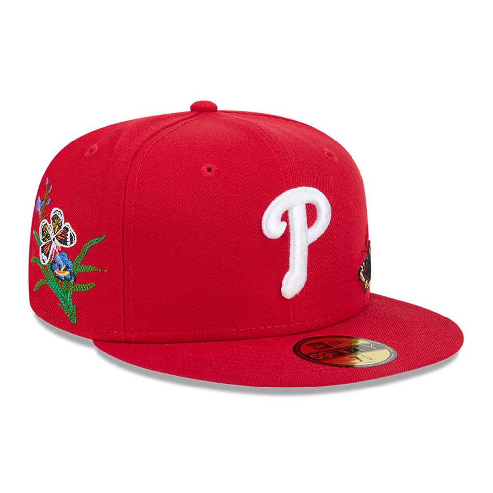 New Era x FELT Philadelphia Phillies MLB Red 59FIFTY Fitted Cap