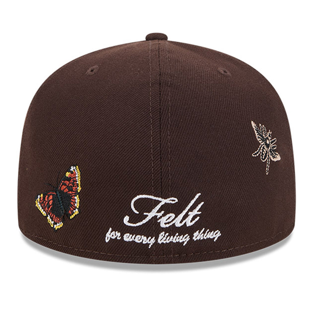 New Era x FELT San Diego Padres MLB Dark Brown 59FIFTY Fitted Cap