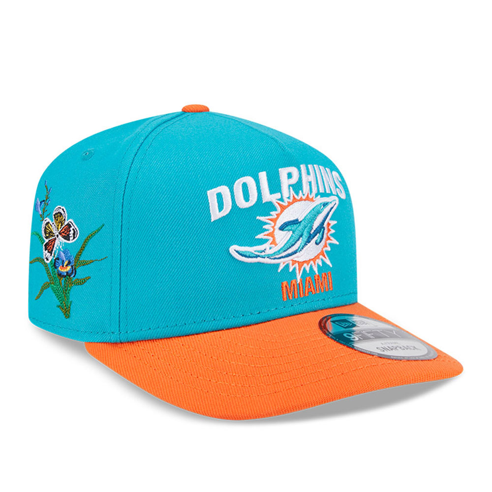 New Era x FELT Miami Dolphins NFL Turquoise 9FIFTY Snapback Cap