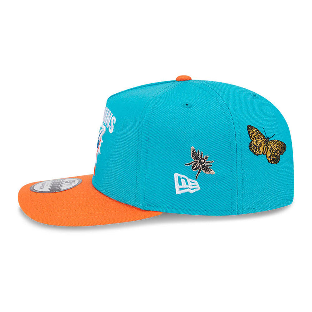 New Era x FELT Miami Dolphins NFL Turquoise 9FIFTY Snapback Cap