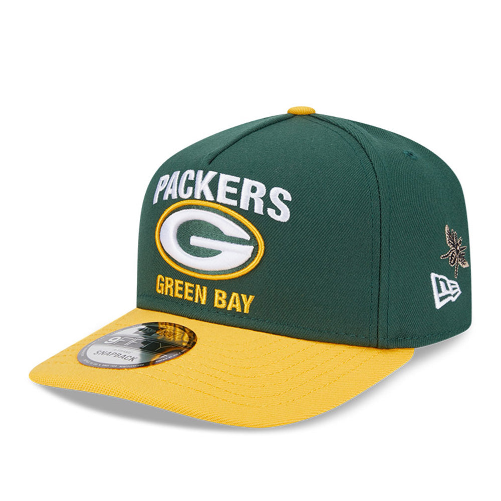 New Era x FELT Green Bay Packers NFL Dark Green 9FIFTY Snapback Cap