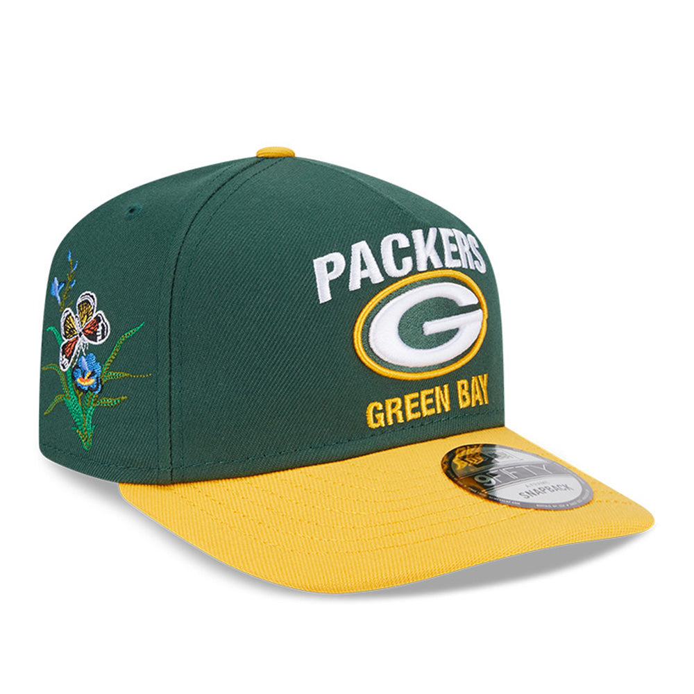 New Era x FELT Green Bay Packers NFL Dark Green 9FIFTY Snapback Cap